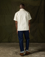 The Real McCoy's Joe McCoy Panama Shirt S/S - White - Standard & Strange