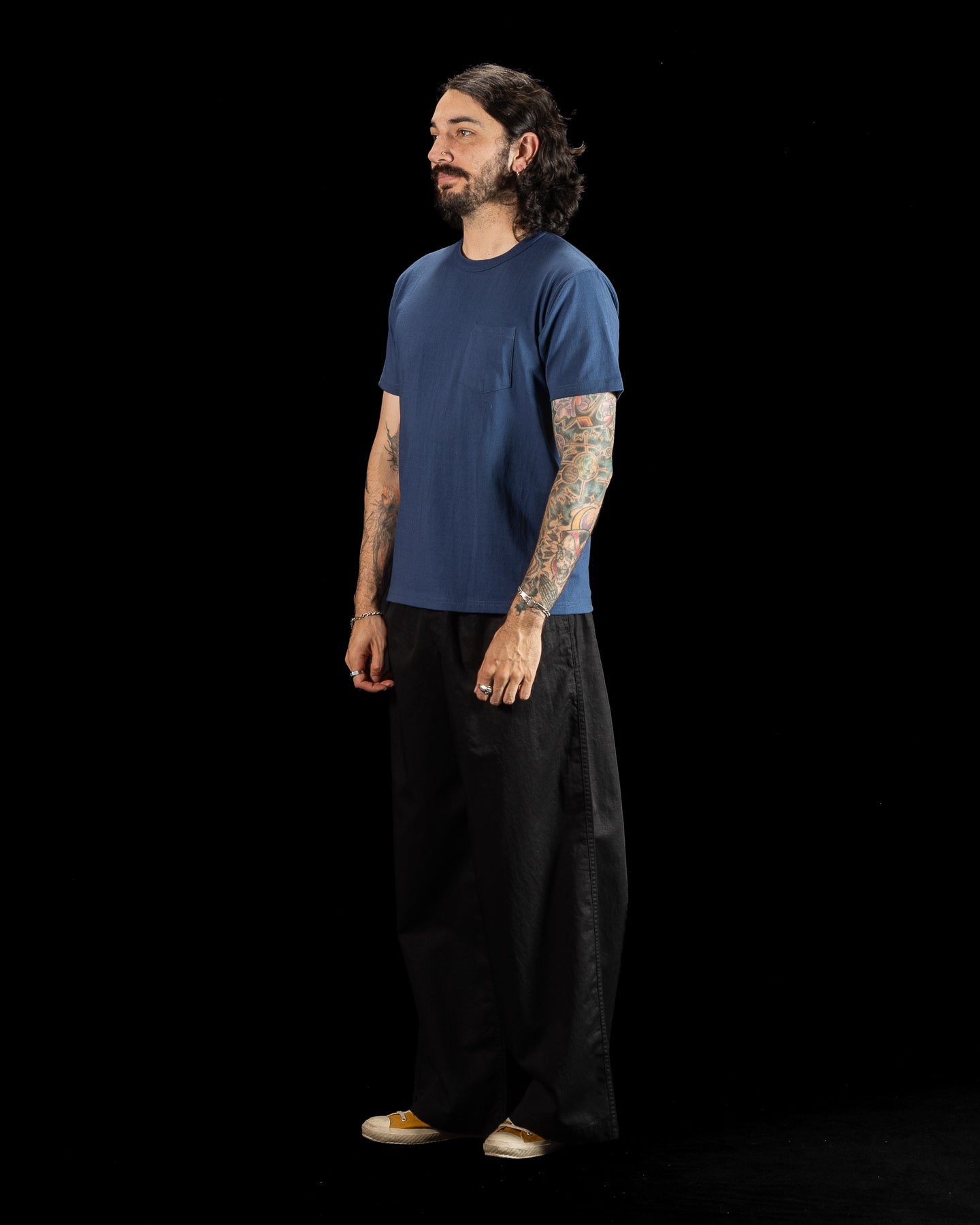 The Real McCoy's Joe McCoy Pocket Tee - Marine Blue - Standard & Strange