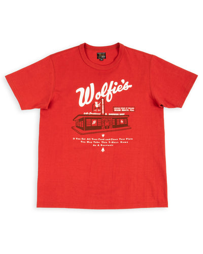 Joe McCoy Tee / Where Else But... Wolfie's - Cherry