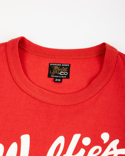 Joe McCoy Tee / Where Else But... Wolfie's - Cherry