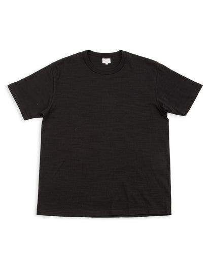 The Real McCoy's Loopwheeled Athletic Tee - Black - Standard & Strange