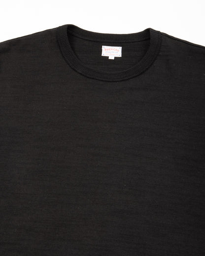 The Real McCoy's Loopwheeled Athletic Tee - Black - Standard & Strange