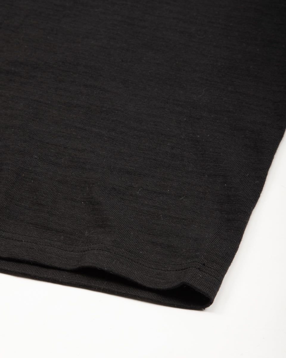 The Real McCoy's Loopwheeled Athletic Tee - Black - Standard & Strange