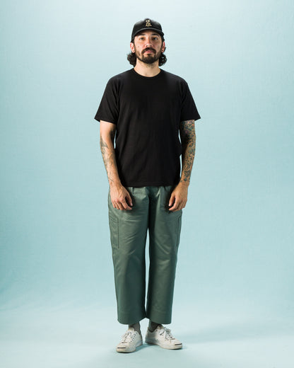 The Real McCoy's Loopwheeled Athletic Tee - Black - Standard & Strange