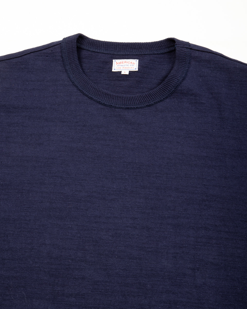 The Real McCoy's Loopwheeled Athletic Tee - Navy – Standard & Strange
