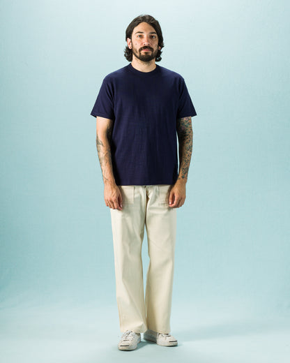 The Real McCoy's Loopwheeled Athletic Tee - Navy - Standard & Strange