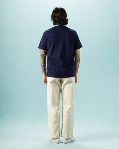 The Real McCoy's Loopwheeled Athletic Tee - Navy - Standard & Strange