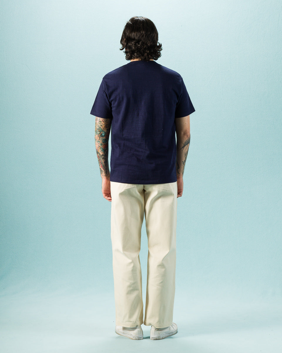 The Real McCoy's Loopwheeled Athletic Tee - Navy - Standard & Strange