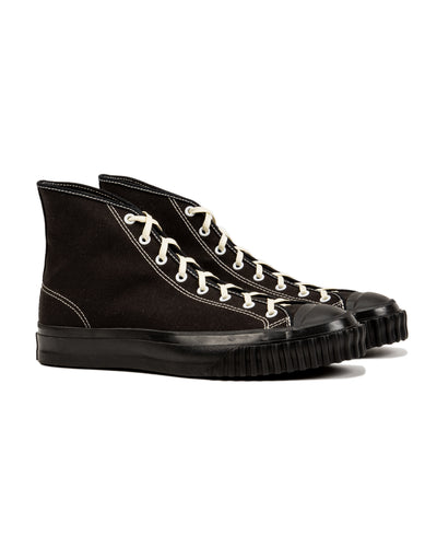 Military Canvas Training Shoes - Black