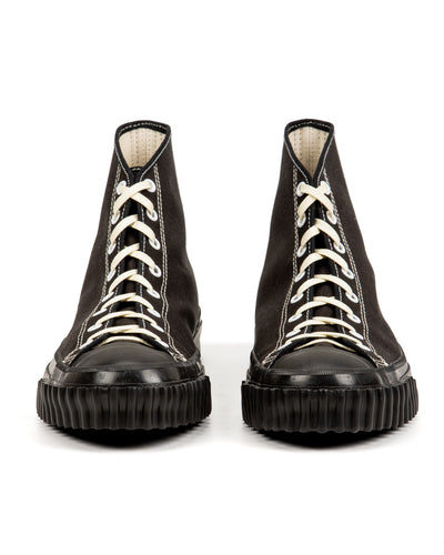 Military Canvas Training Shoes - Black