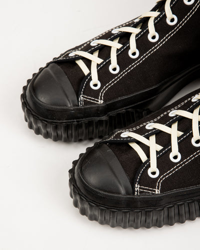 Military Canvas Training Shoes - Black