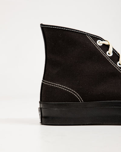 Military Canvas Training Shoes - Black