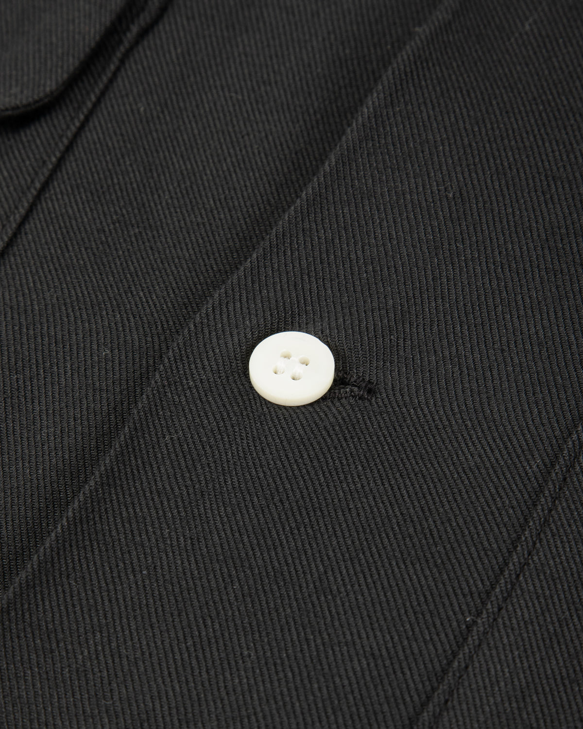 The Real McCoy's Open Collar Rayon Shirt - Black - Standard & Strange
