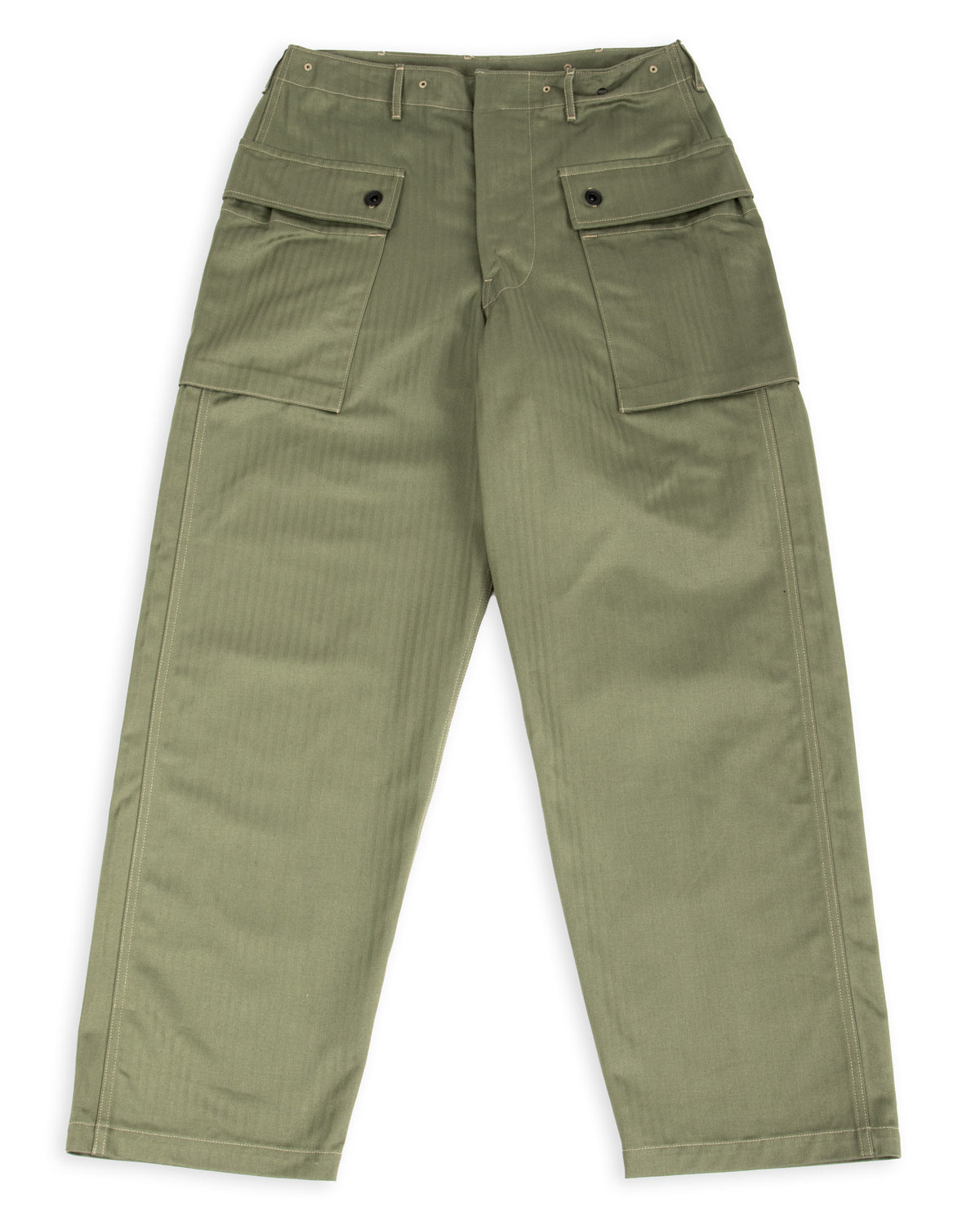 The Real McCoy's P-44 Utility Trousers - Sage Green - Standard & Strange