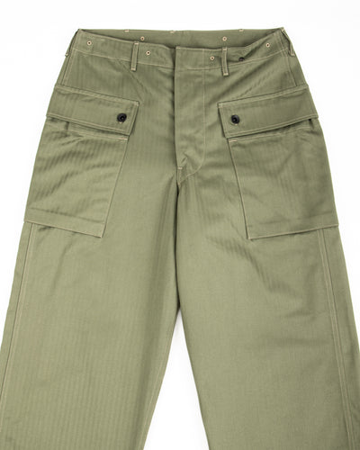 The Real McCoy's P-44 Utility Trousers - Sage Green - Standard & Strange
