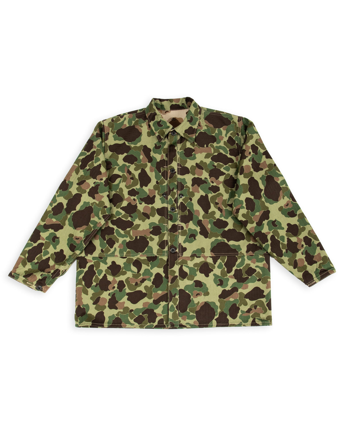 The Real McCoy's P1944 Reversible Frogskin Camouflage Coat - Green - Standard & Strange