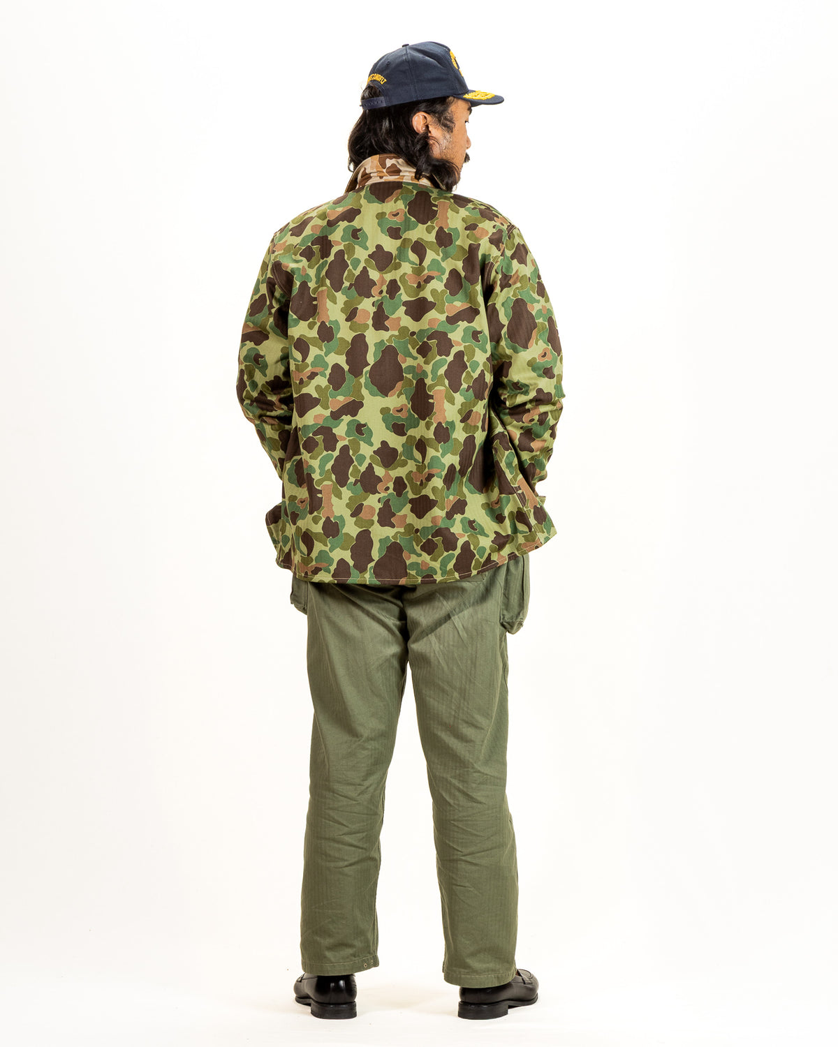 The Real McCoy's P1944 Reversible Frogskin Camouflage Coat - Green - Standard & Strange