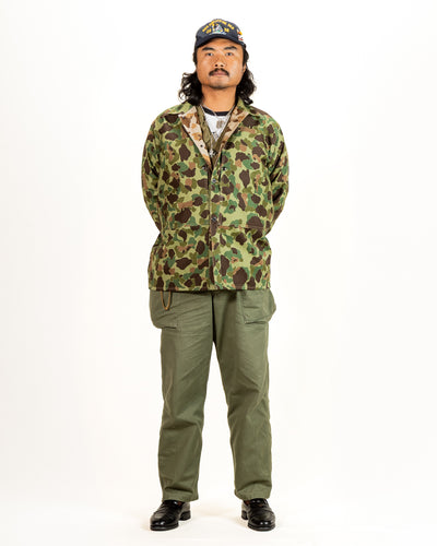 The Real McCoy's P1944 Reversible Frogskin Camouflage Coat - Green - Standard & Strange