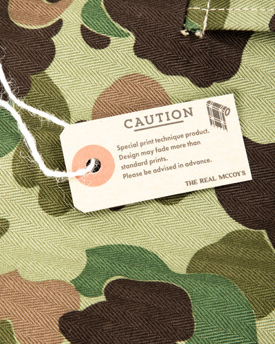 The Real McCoy's Reversible Frogskin Camouflage Shorts - Green - Standard & Strange