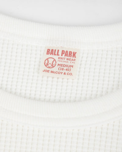 The Real McCoy's Summer Thermal Tee - White - Standard & Strange