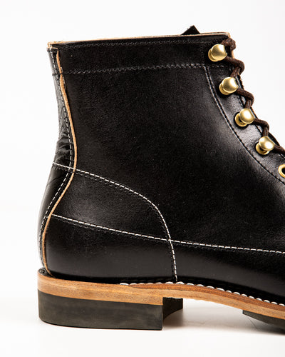 Ten Mile Work Boots / Horsehide Buttock - Black