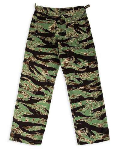 The Real McCoy's Tiger Camouflage Civilian Trousers / John Wayne - Green - Standard & Strange