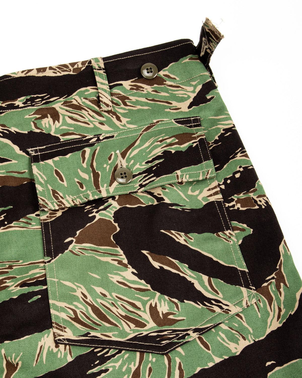 The Real McCoy's Tiger Camouflage Civilian Trousers / John Wayne - Green - Standard & Strange