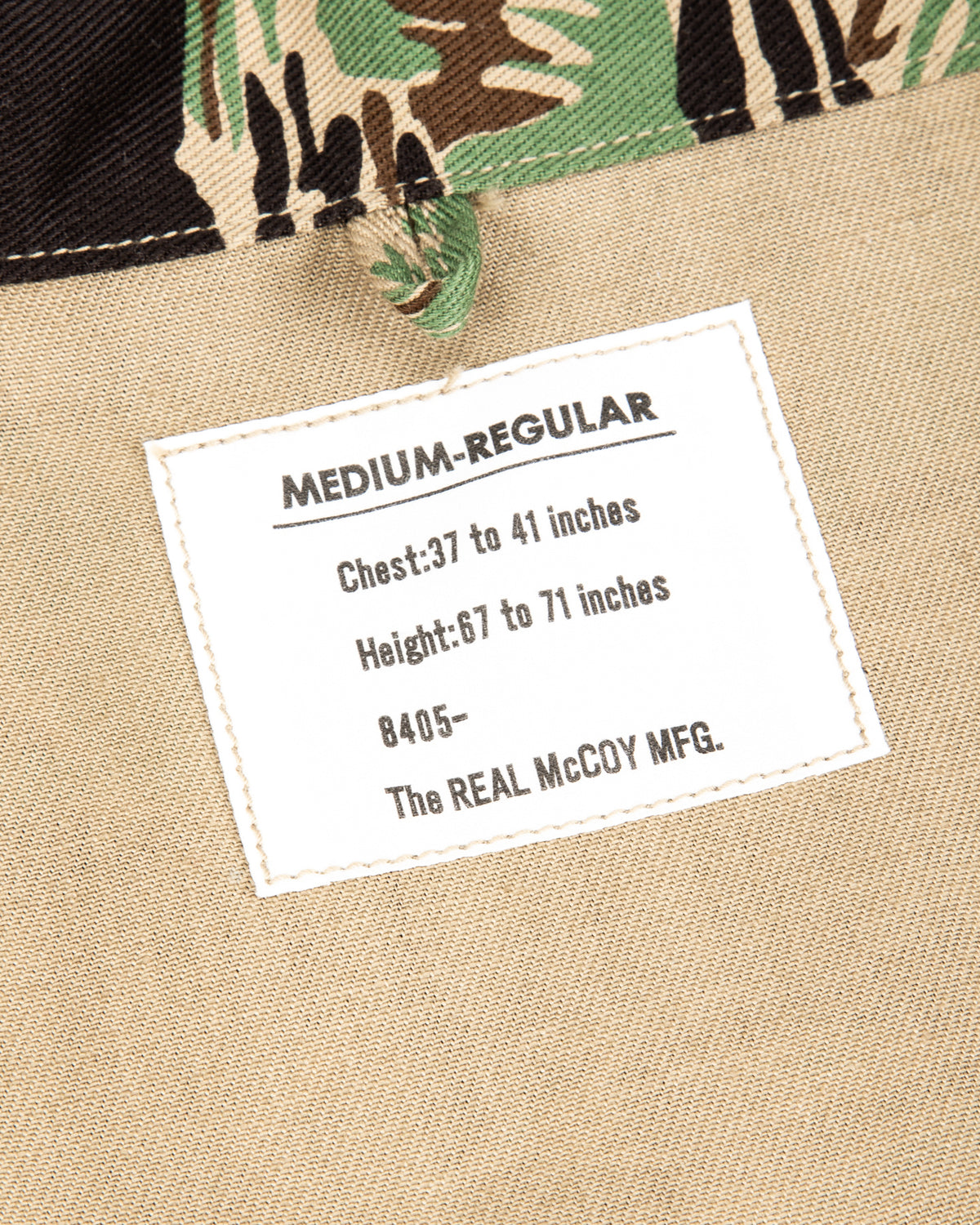 The Real McCoy's Tiger Camouflage Shirt / John Wayne - Green - Standard & Strange