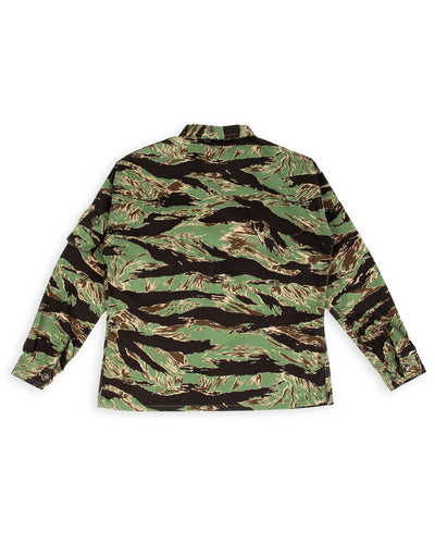 The Real McCoy's Tiger Camouflage Shirt / John Wayne - Green - Standard & Strange
