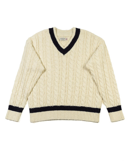 The Real McCoy's Tilden Knit Sweater - Milk - Standard & Strange