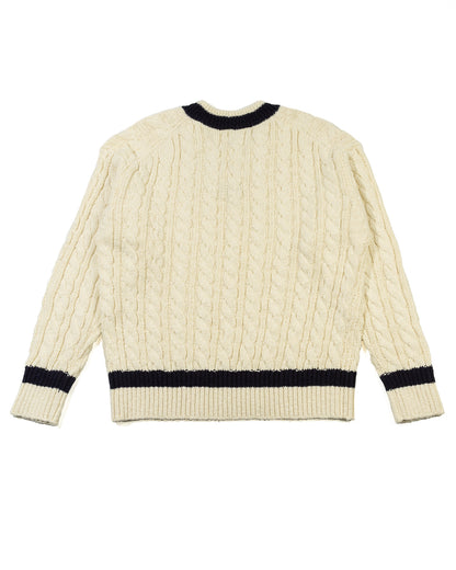 The Real McCoy's Tilden Knit Sweater - Milk - Standard & Strange