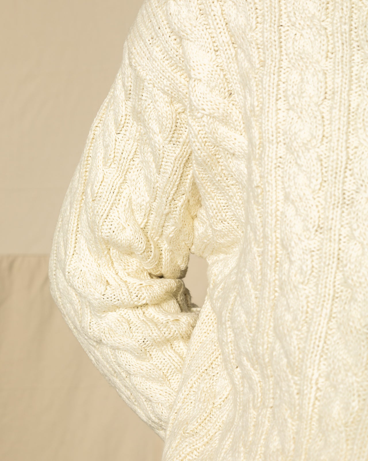 The Real McCoy's Tilden Knit Sweater - Milk - Standard & Strange