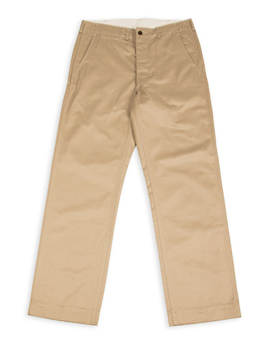 The Real McCoy's Trousers, Cotton, Khaki, 1945 - Khaki - Standard & Strange