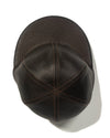 The Real McCoy's Type A-3 Cap Horsehide - Seal Brown - Standard & Strange