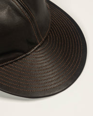 The Real McCoy's Type A-3 Cap Horsehide - Seal Brown - Standard & Strange