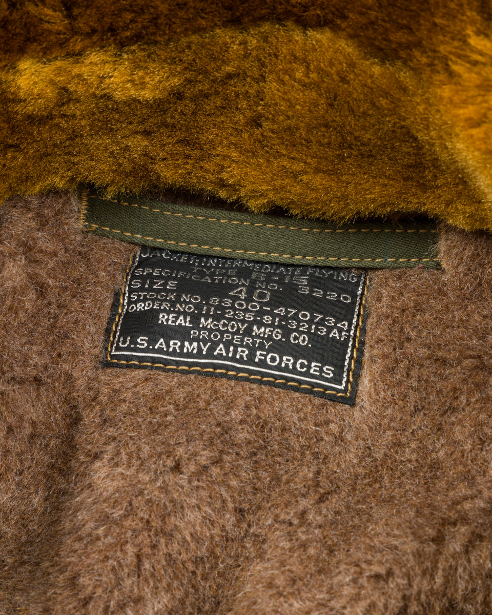 The Real McCoy's Type B-15 Real McCoy MFG. Co. - Olive - Standard & Strange