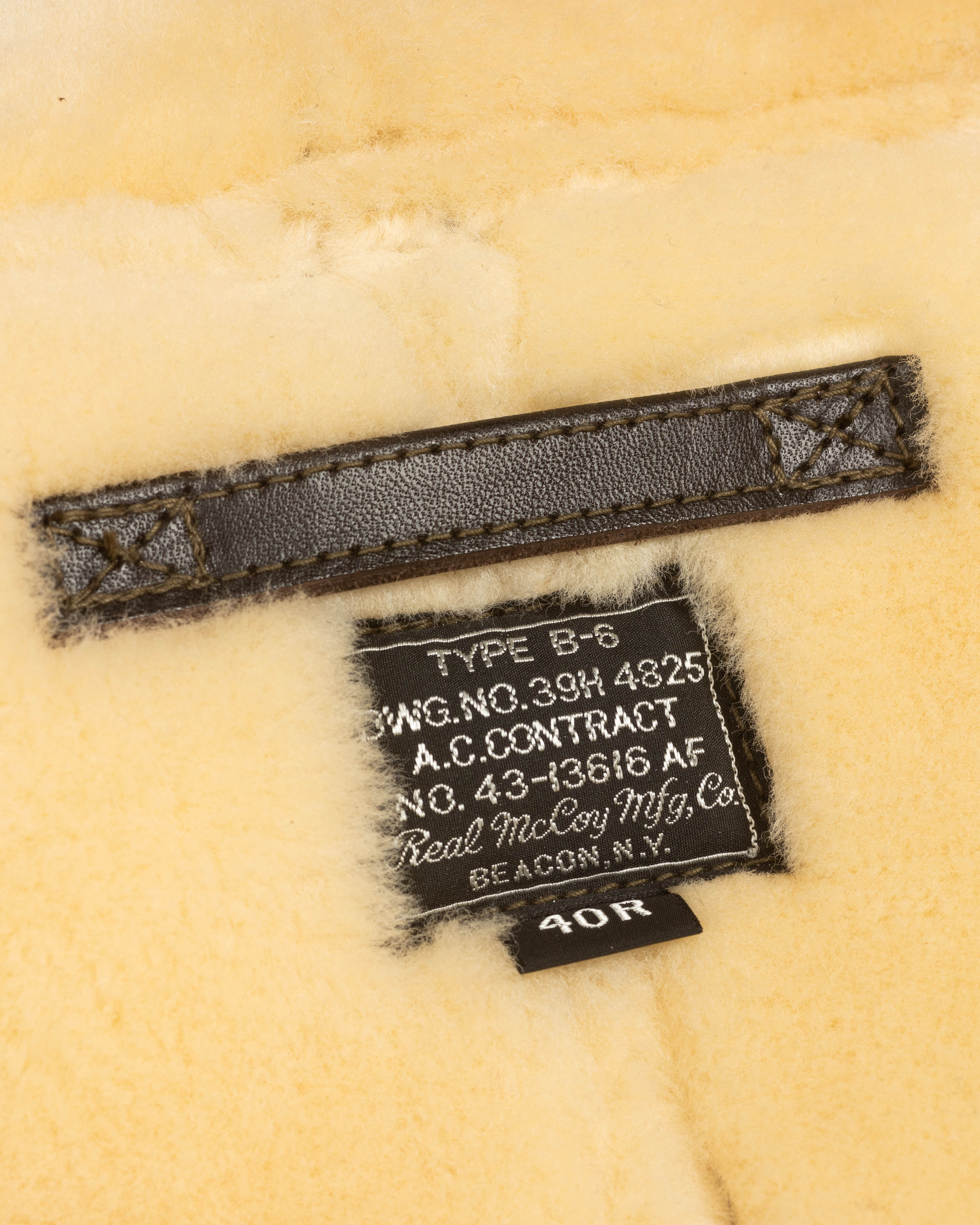 The Real McCoy's Type B-6 Real McCoy MFG. CO. - Seal Brown - Standard & Strange