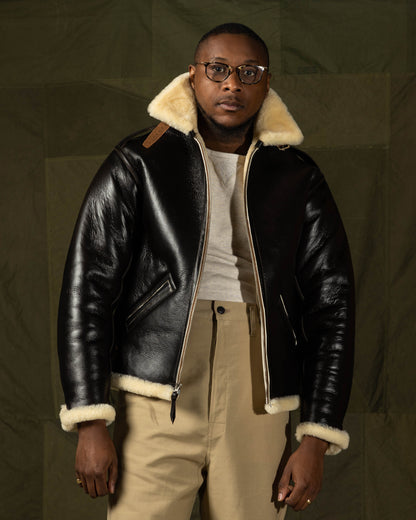 The Real McCoy's Type B-6 Real McCoy MFG. CO. - Seal Brown - Standard & Strange