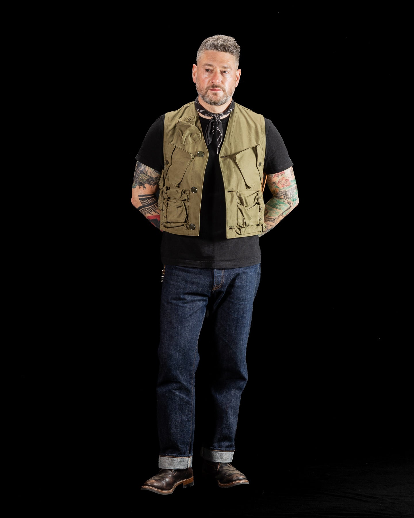 Type C-1 Vest, Emergency Sustenance Vest - Olive