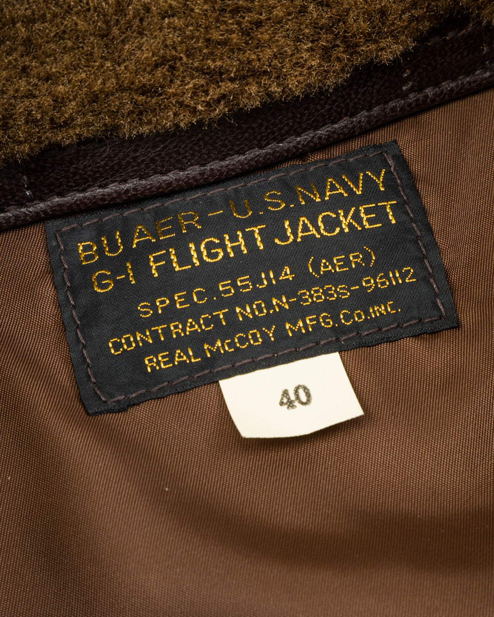 The Real McCoy's Type G-1 Real McCoy MFG. Co. / 55J14 - Brown 40 - Standard & Strange