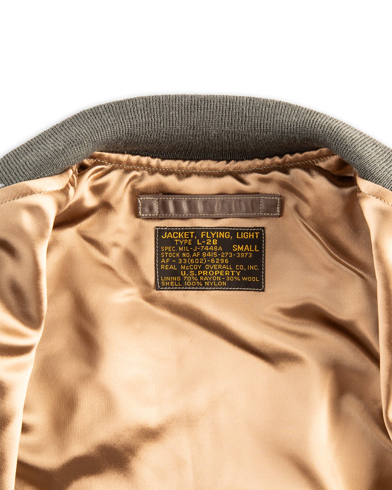 The Real McCoy's Type L-2B Real McCoy MFG. CO. - Sage Green - Standard & Strange