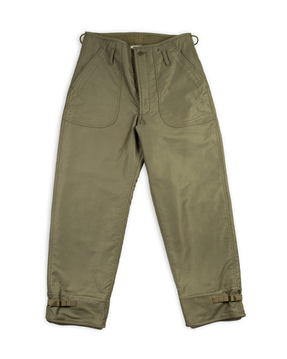 The Real McCoy's U.S.N. A-2 Deck Trousers - Olive - Standard & Strange