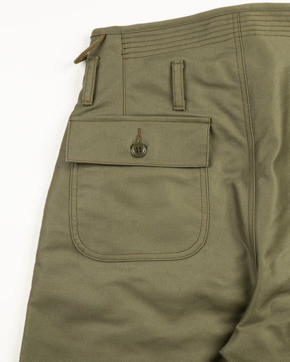 The Real McCoy's U.S.N. A-2 Deck Trousers - Olive - Standard & Strange
