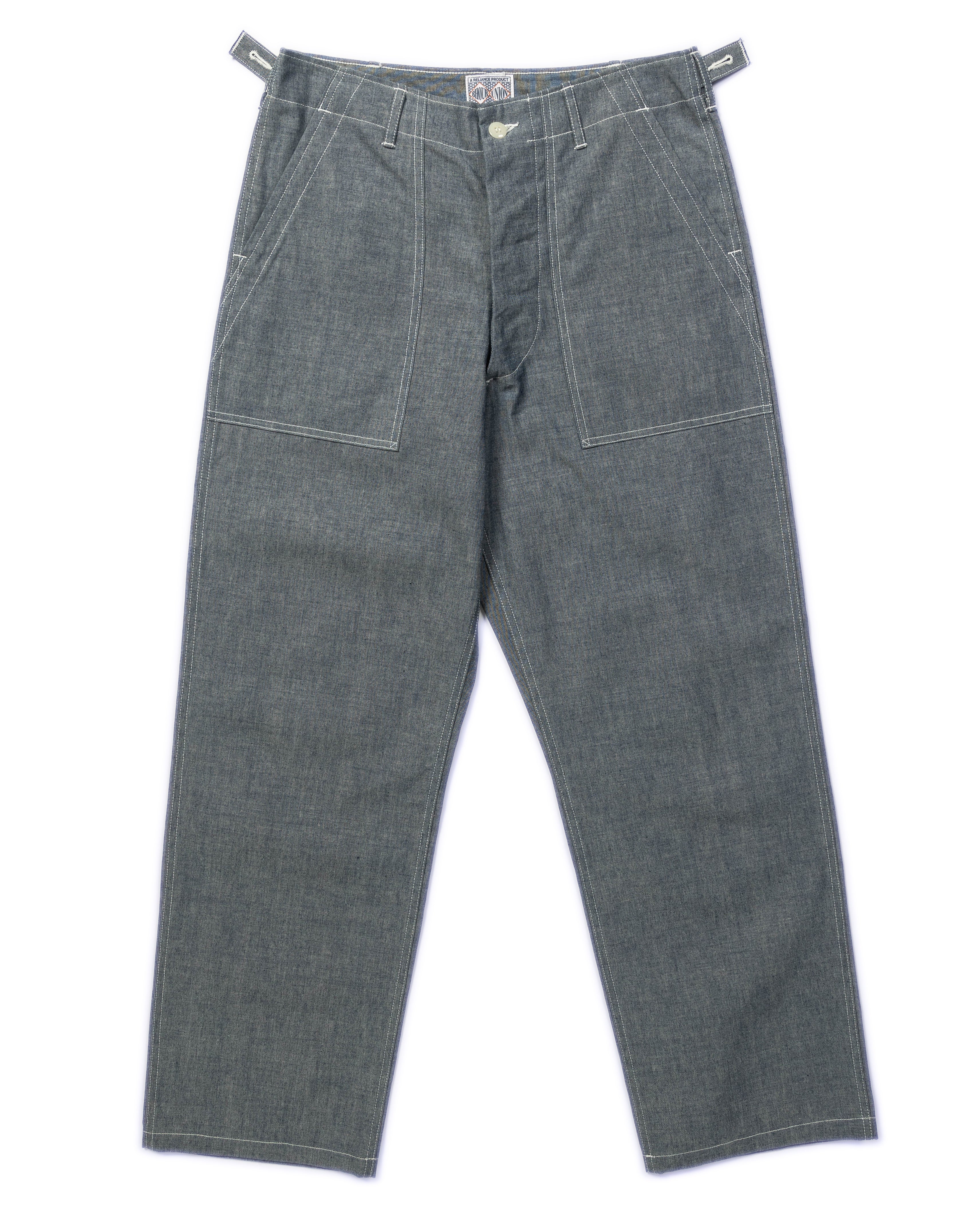 Utility Trousers Chambray - Light Blue