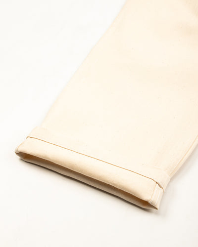 The Real McCoy's Utility Trousers / White HBT - Ecru - Standard & Strange