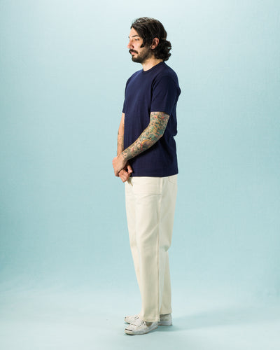 The Real McCoy's Utility Trousers / White HBT - Ecru - Standard & Strange