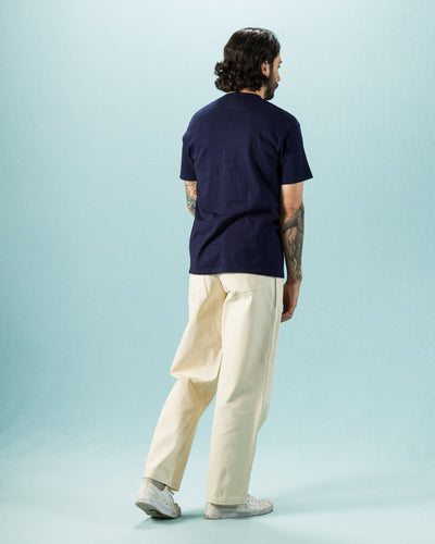 The Real McCoy's Utility Trousers / White HBT - Ecru - Standard & Strange