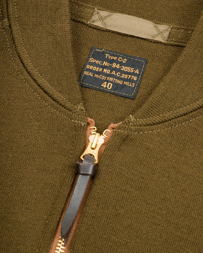 The Real McCoy's Vest, Flying Winter, Type C-2 - Olive - Standard & Strange