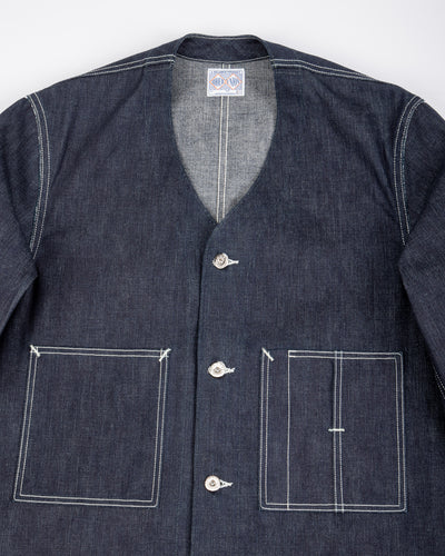 WWII Denim Engineer Coat - Indigo