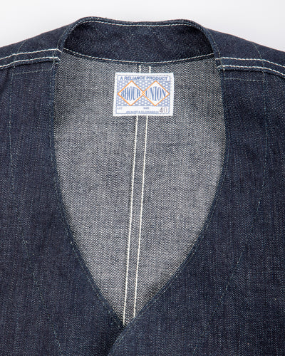 WWII Denim Engineer Coat - Indigo